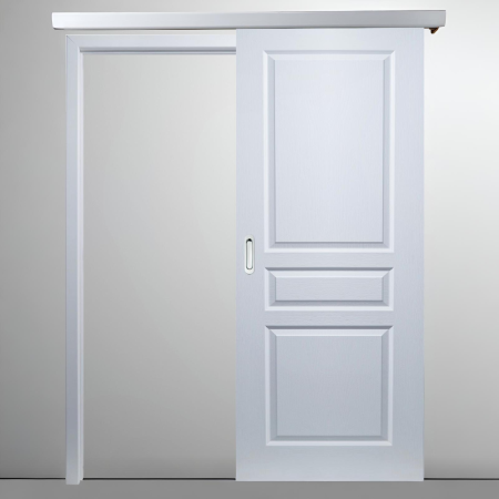 Usi PORTA Doors - Usa glisanta PORTA VIENA aplicata pe perete vopsita Alb