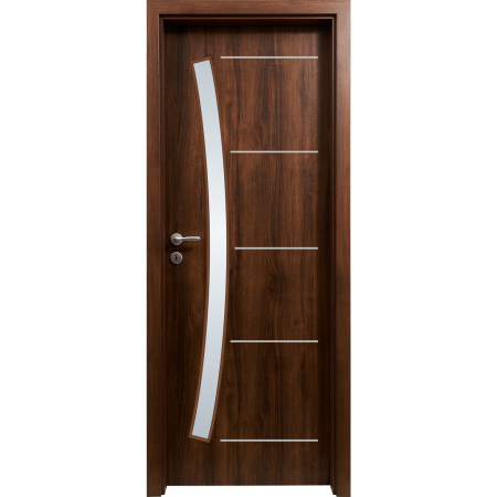 Usi cu Toc Reglabil - Usa HDF cu toc reglabil din MDF/PAL - Colectia PROGRESS 1.1 - Culoare Nuc