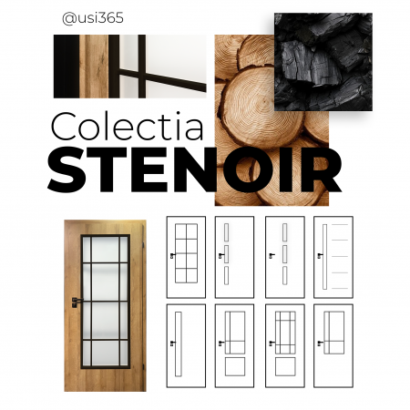 Usa interior HDF cu toc reglabil din MDF/PAL - Colectia STENOIR 7.1 [2]