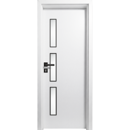 Usi cu Toc Reglabil - Usa interior Alba HDF cu toc reglabil din MDF/PAL - Colectia STENOIR Alb 7.3