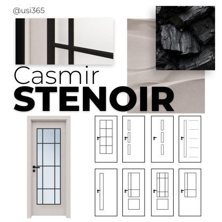 Usa interior HDF cu toc reglabil din MDF/PAL - Colectia STENOIR Casmir 7.3 [1]