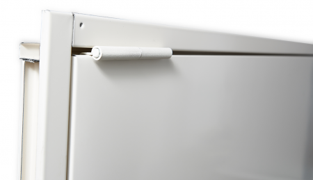 Usa metalica blat 40 mm din otel multifunctionala pentru boxa / magazie - RAL 7016 Gri Antracit - Deschidere Reversibila [5]