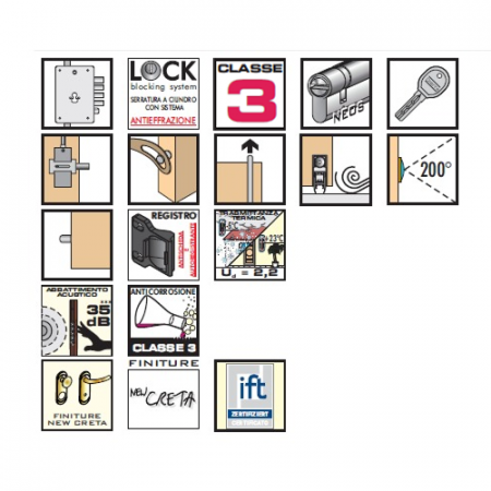 Usa metalica de intrare in apartament antiefractie RC3 - Dierre SPARTA 8 + Contratoc [19]