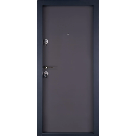 Usi de intrare in apartament - Usa metalica intrare apartament placata cu MDF Gri Antracit - Mega EKO P+ 9000