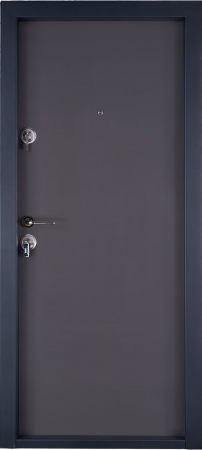 Pachet 12 x Usa metalica intrare apartament placata cu MDF Gri Antracit - Mega EKO P+ 9000 [1]