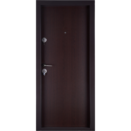 Usi de intrare in apartament - Usa metalica intrare apartament placata cu MDF Wenge - Mega EKO P+ 9000