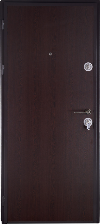 Usa metalica intrare apartament placata cu MDF Wenge - Mega EKO P+ 9000 [1]