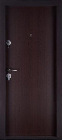 Usa metalica intrare apartament placata cu MDF Wenge - Mega EKO P+ 9000 [7]