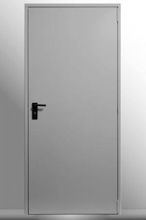 Usa metalica blat 40 mm din otel multifunctionala pentru boxa / magazie - RAL 7035 Gri Deschis - Deschidere Reversibila [1]