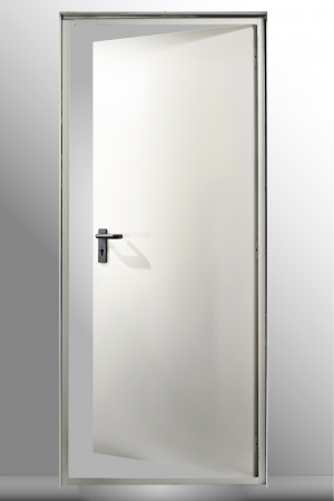 Usa metalica blat 60 mm intrare secundara RAL 9001 - Alb Crem - Usa multifunctionala [1]