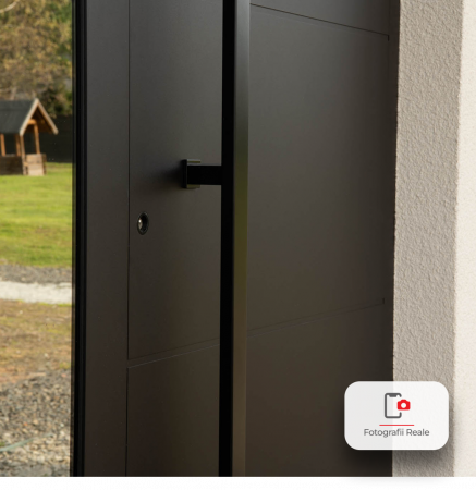 Usa pivotanta de intrare in casa din otel ��� Model PIVOT, gri antracit RAL 7016 [4]