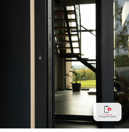 Usa pivotanta de intrare in casa din otel ��� Model PIVOT, gri antracit RAL 7016 [3]
