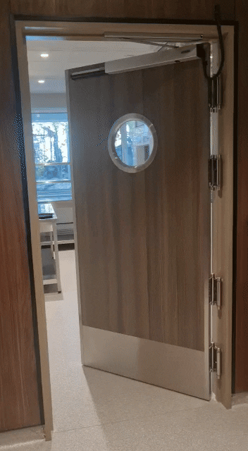 Usa dubla flip-flap restaurant bucatarie cu geam hublou - dublu batanta cu deschidere 180 grade [7]