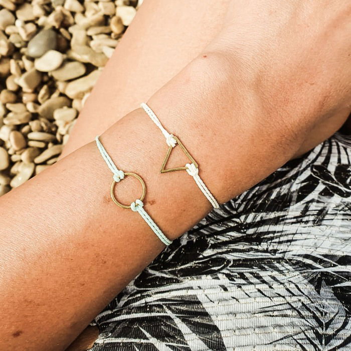 Bratara din Snur Velar Gold Circle [3]