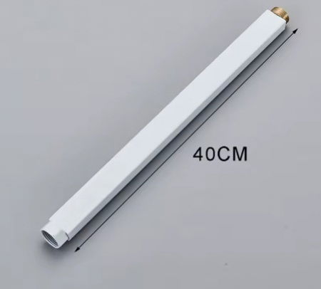 Accesorii baie - Prelungire coloana de dus alb