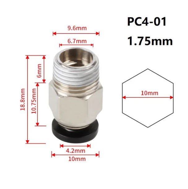 Conector pneumatic PC4-01 M10 [2]