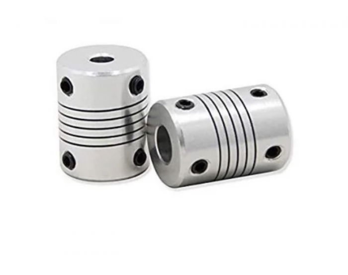 Cuplaj flexibil / elastic 5*8mm argintiu [1]