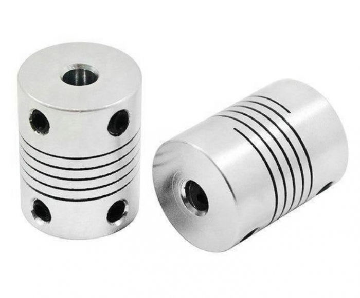 Cuplaj flexibil / elastic 5*5mm argintiu [2]