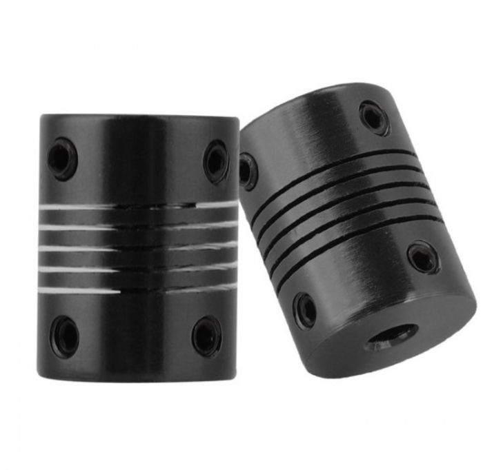 Cuplaj flexibil / elastic 5*8mm negru [1]