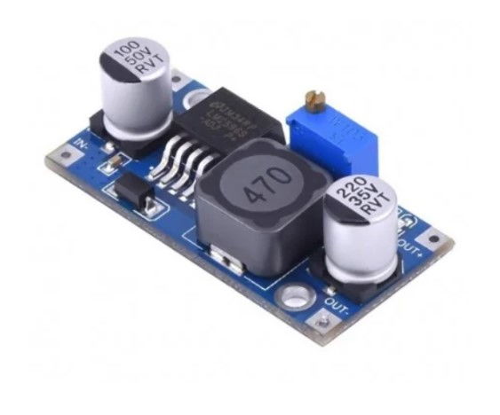 Convertor DC-DC step-down LM2596 ajustabil de la 3-40V la 1.5-33V [1]