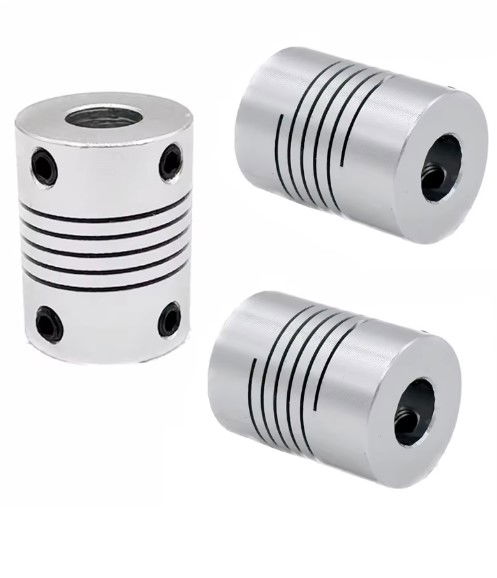 Cuplaj flexibil / elastic 3*8mm argintiu [3]