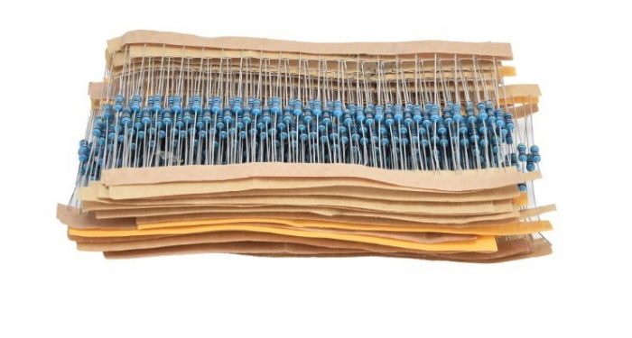 Set 50buc. Rezistori Metal Film (10 valori cuprinse intre 10Ω - 750KΩ) [2]