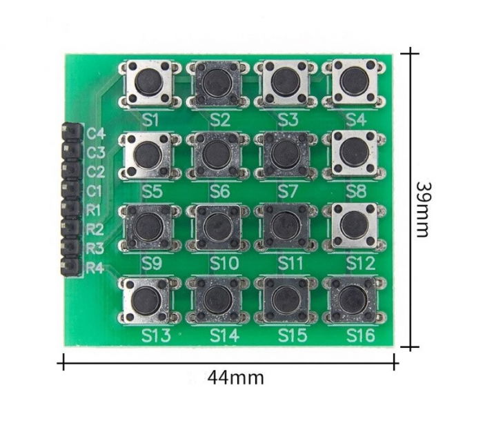 Tastatura matriceala cu 8 pini si 4x4 butoane [4]