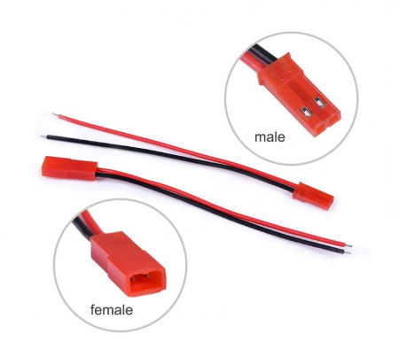 Cablu cu conector JST mama-tata 2 pini [2]