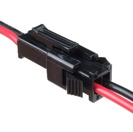 Cablu cu conector JST SM mama tata 2 pini 10cm [1]