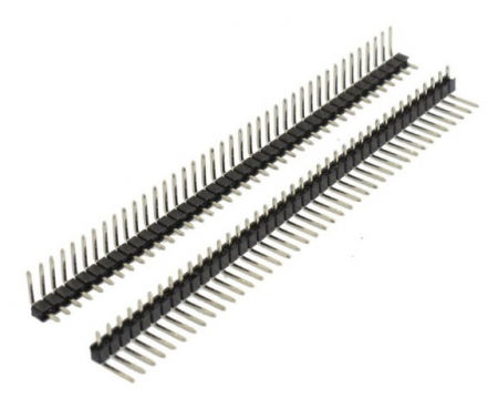 Bareta 40 pini tata 2.54 mm in unghi de 90 grade [1]