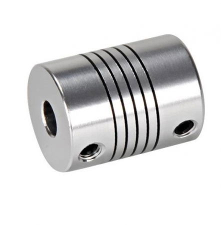 Componente si Module Atasabile - Cuplaj flexibil / elastic 5*5mm argintiu