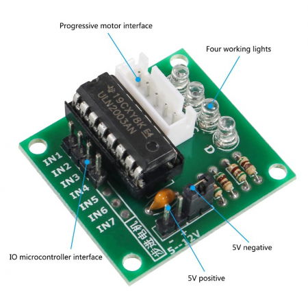 Driver cu ULN2003AN pt. motoare pas cu pas [1]