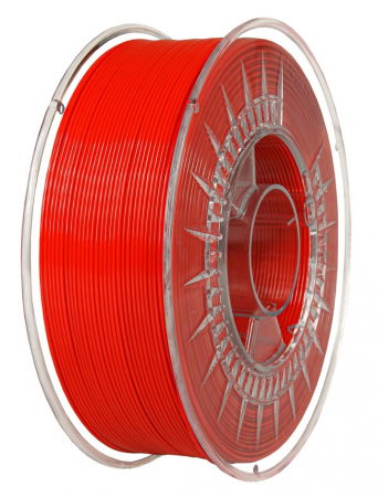 Devil Design - Filament PETG Rosu Intens (Super Red) 1.75mm, 1kg