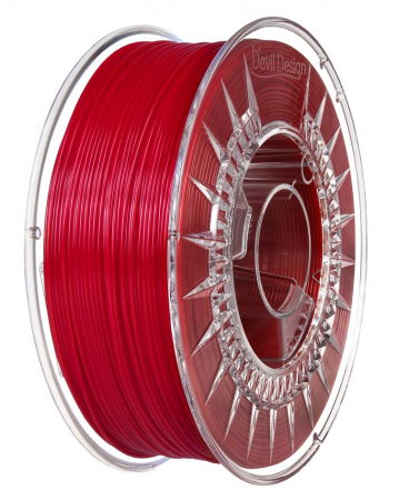 Devil Design - Filament PLA Rosu Aprins (Hot Red) 1.75mm, 1kg
