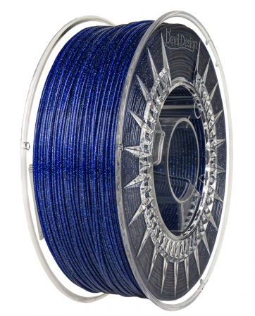 Devil Design - Filament PLA Albastru Stralucitor (Galaxy Super Blue) 1.75mm, 1kg