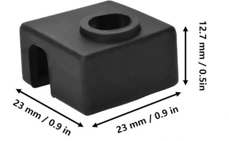 Manson silicon pentru bloc incalzire 20x20x10mm [2]