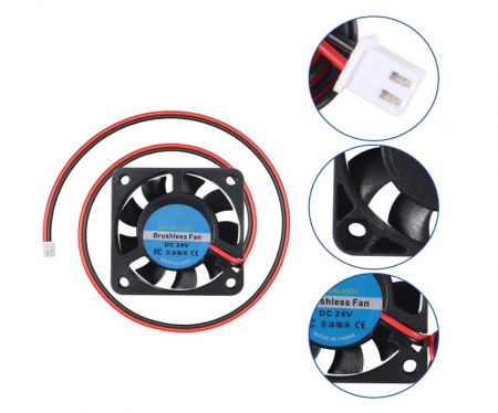 Mini Ventilator de racire 40x40x10mm 24V DC cablu 1m [3]