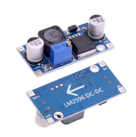 Convertor DC-DC step-down LM2596 ajustabil de la 3-40V la 1.5-33V [1]