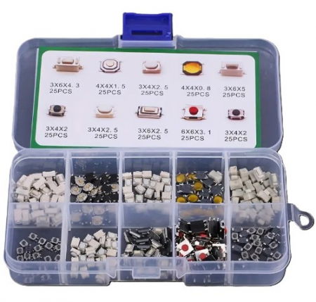 Set 250 buc. micro-comutatoare (butoane tactile) SMD [2]