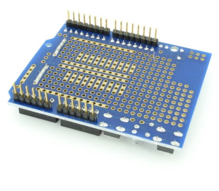 Shield prototipare pt. UNO R3 cu mini breadboard [2]