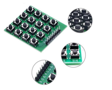 Tastatura matriceala cu 8 pini si 4x4 butoane [2]