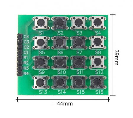 Tastatura matriceala cu 8 pini si 4x4 butoane [3]