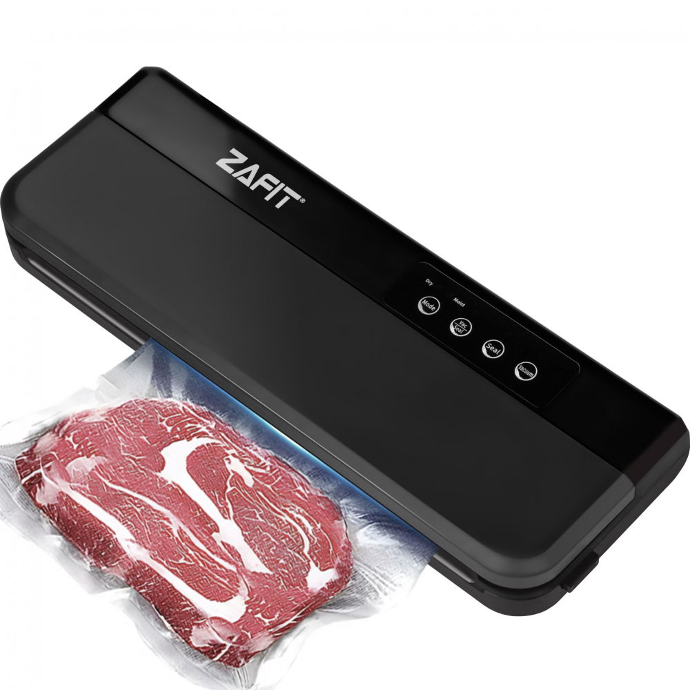 Aparat de vidat alimente ZAFIT™ VID-360 Professional, 30 cm bara de lipire, cu 10 pungi incluse, Negru [1]