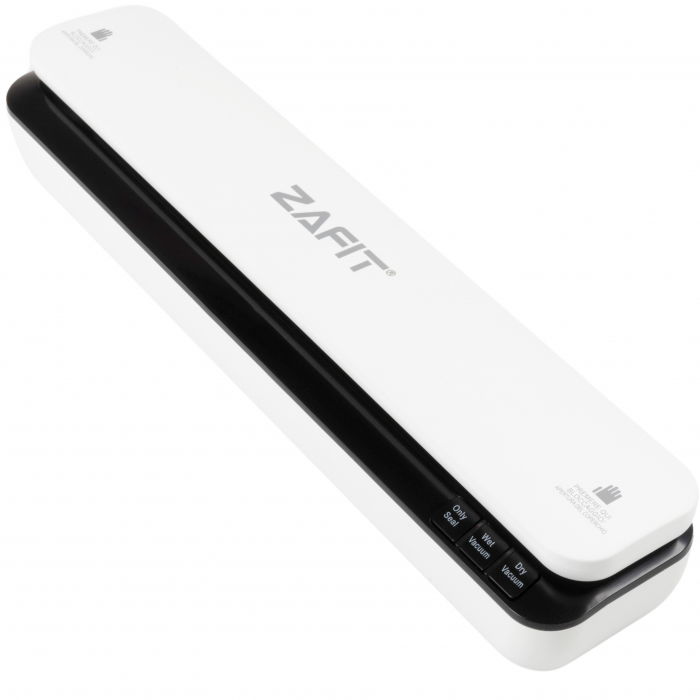 Aparat de vidat alimente ZAFIT™ VID-360W, 30 cm bara de lipire, 10 pungi incluse, Negru/Alb [1]