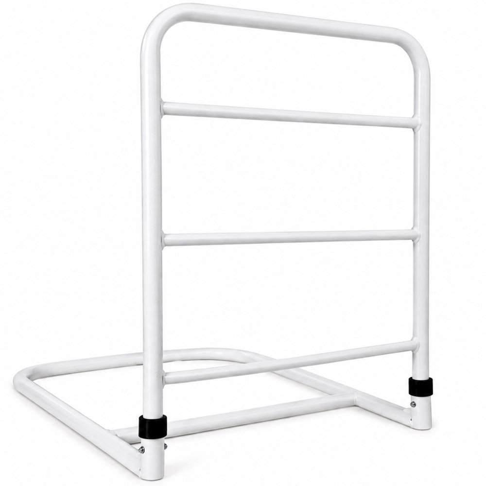 Bariera protectie pat metalica, bara laterala pentru adulti, batrani si copii, 58 × 44 cm [2]