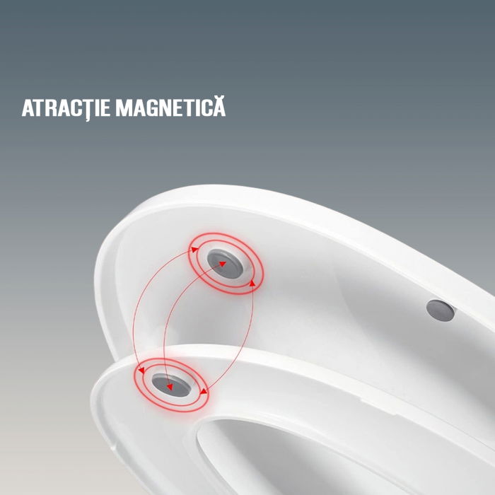Capac WC ZAFIT® cu reductor si inchidere lenta Soft Close, 2 in 1 Adulti si Copii, Universal, compatibil cu toate vasele de toaleta [10]