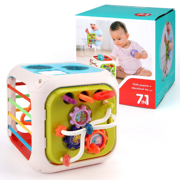 Jucarie interactiva FiGGA®, educativa si senzoriala Montessori, pentru bebelusi, copii 1/2/3 ani, fete si baieti [9]