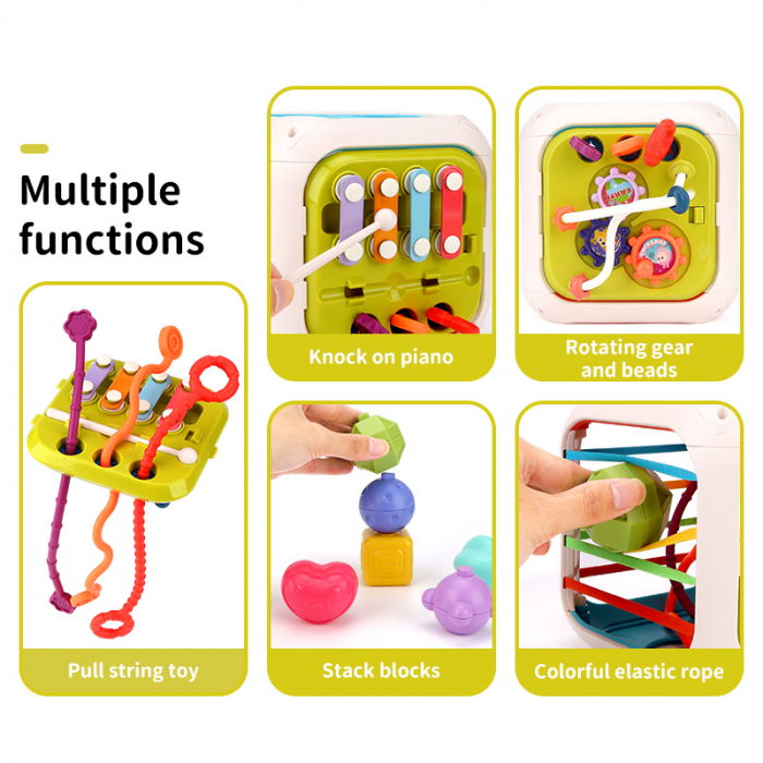 Jucarie interactiva FiGGA®, educativa si senzoriala Montessori, pentru bebelusi, copii 1/2/3 ani, fete si baieti [3]