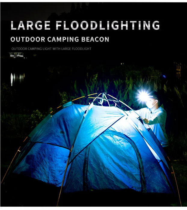 Lanterna puternica de cap FiGGA® LED XHP-160, 48000 lumeni, 1600 metri distanta, 5000K, 3 baterii reincarcabile de 18650 Li/3500 mAh, Profesionala, Frontala, Cablu de incarcare [11]