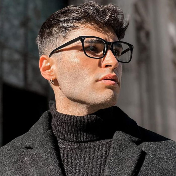 Ochelari protectie calculator ZAFIT™, ecran telefon, tableta, laptop, televizor, gaming, Anti-lumina albastra, Anti-reflexie Unisex, culoare Negru [4]